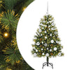 Vidaxx sapin de Noël artificiel articulé avec cônes vert 150 cm