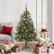 Vidaxx sapin de Noël artificiel articulé avec cônes vert 150 cm