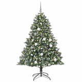 Vidaxx sapin de Noël artificiel avec 300 LED vert 180 cm PVC et plastique et acier - afbeelding 3