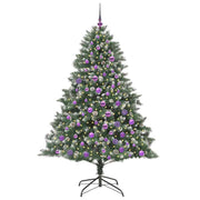 Vidaxx sapin de Noël artificiel avec 300 LED vert 180 cm PVC et plastique et acier - afbeelding 3