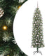 Vidaxx sapin de Noël artificiel mince avec 300 LED vert et blanc 180 cm