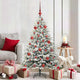 VidaXL sapin de Noël artificiel illuminé avec jeu de boules vert 150 cm