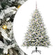 VidaXL sapin de Noël artificiel illuminé avec jeu de boules vert 150 cm
