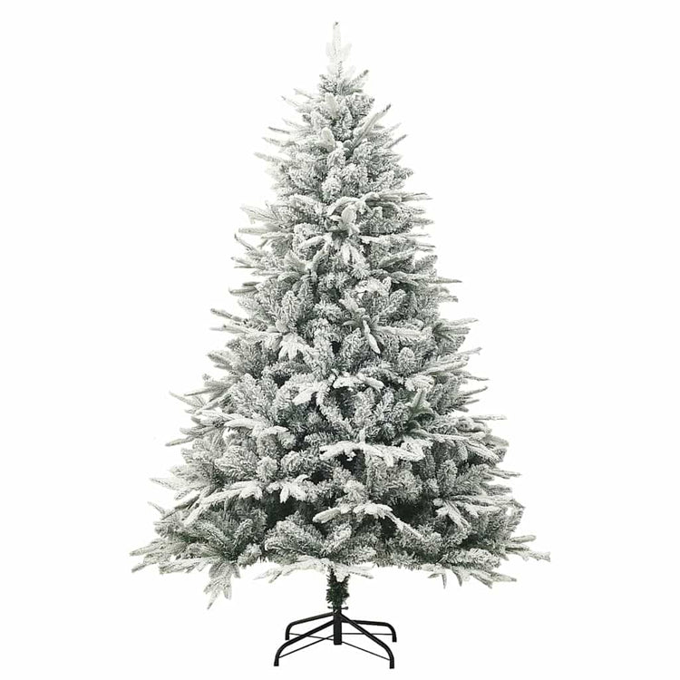 VidaXL sapin de Noël artificiel illuminé avec jeu de boules vert 150 cm