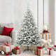 VidaXL sapin de Noël artificiel illuminé avec jeu de boules vert 150 cm