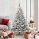 VidaXL sapin de Noël artificiel illuminé avec jeu de boules vert 150 cm
