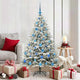 VidaXL sapin de Noël artificiel illuminé avec jeu de boules vert 150 cm