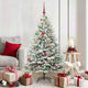 VidaXL sapin de Noël artificiel illuminé avec jeu de boules vert 150 cm
