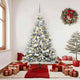 VidaXL sapin de Noël artificiel illuminé avec jeu de boules vert 180 cm