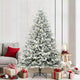 VidaXL sapin de Noël artificiel illuminé avec jeu de boules vert 210 cm