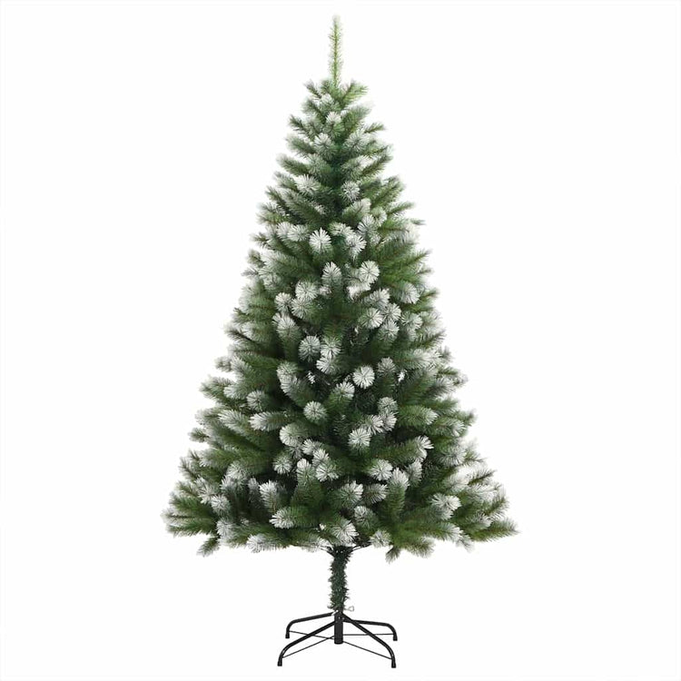 Vidaxl sapin de Noël artificiel articulé avec neige recouverte 150 cm