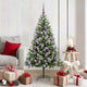 Vidaxl sapin de Noël artificiel articulé avec neige recouverte 150 cm