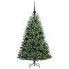 Vidaxx sapin de Noël artificiel pliant vert 120 cm PVC et métal