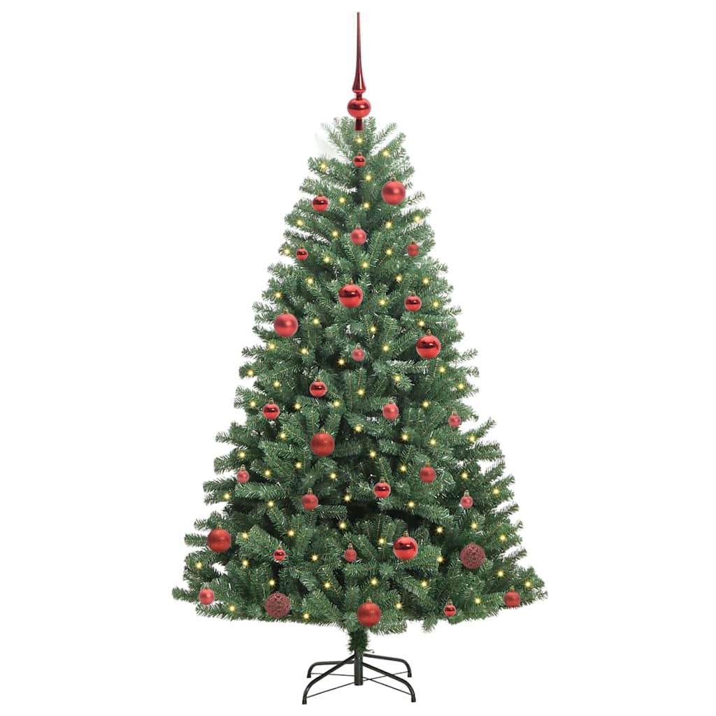 Vidaxx sapin de Noël artificiel pliant vert 150 cm PVC et métal