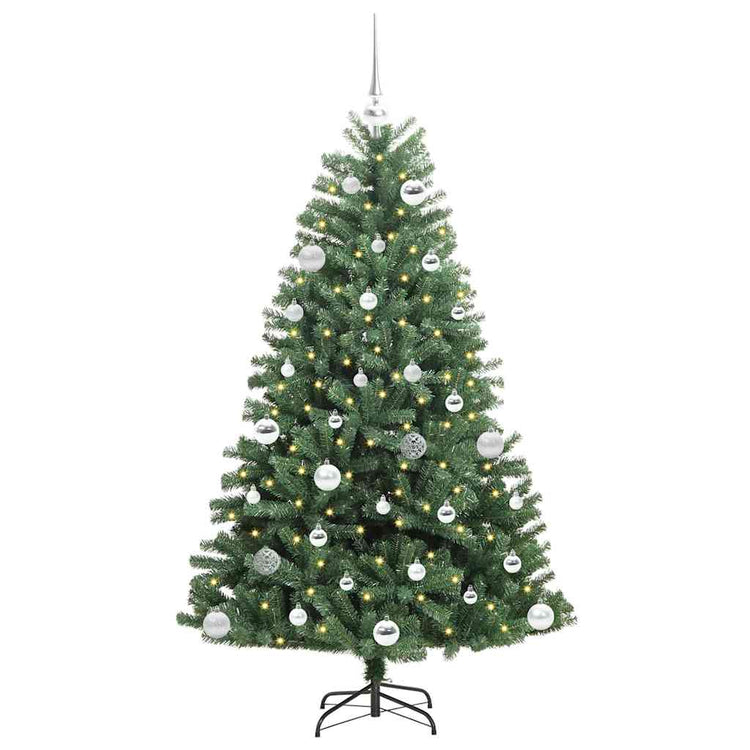 Vidaxx sapin de Noël artificiel pliant vert 150 cm PVC et métal