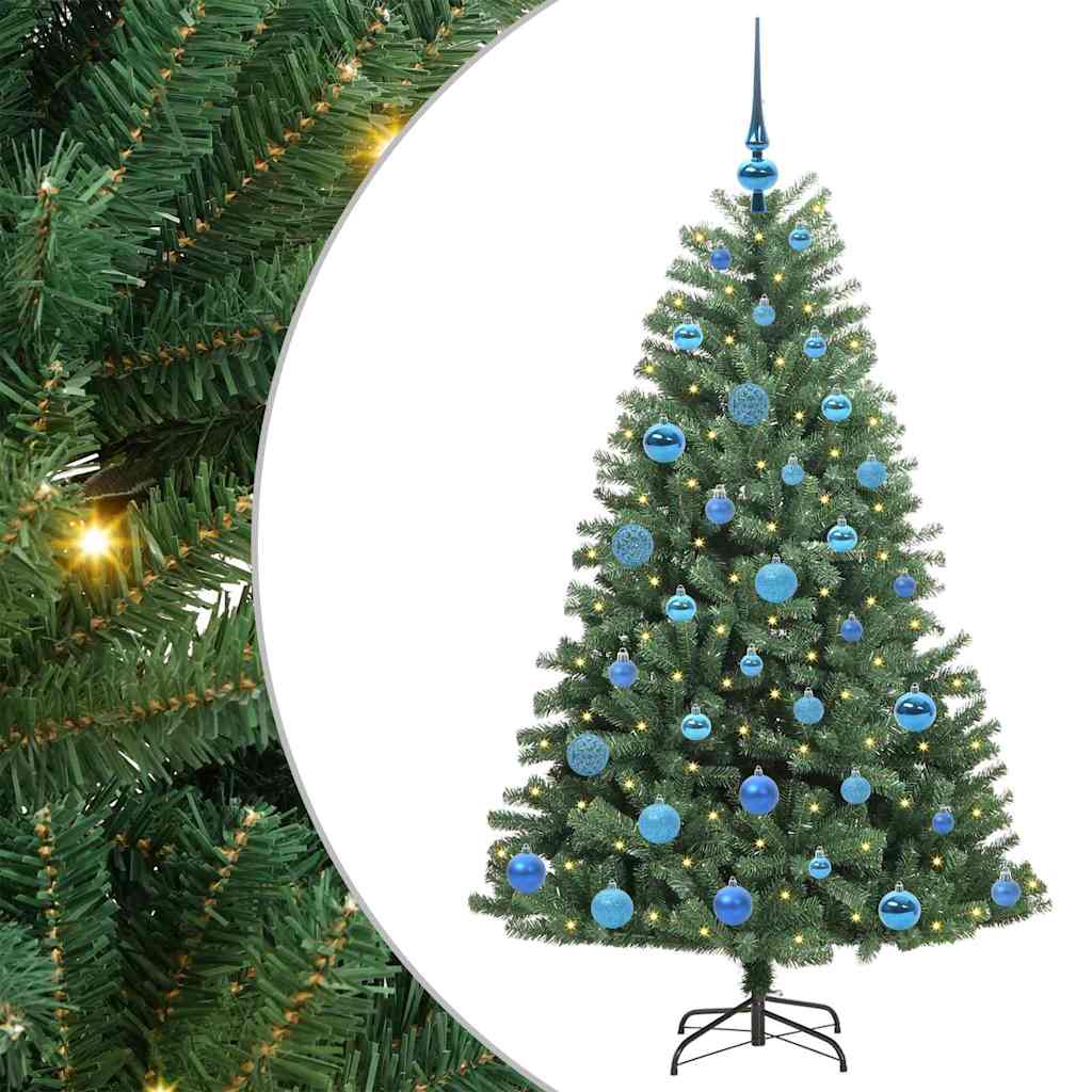 Vidaxx sapin de Noël artificiel pliant vert 150 cm PVC et métal