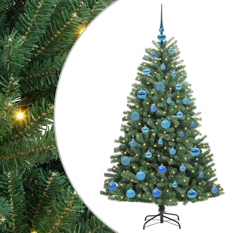 Vidaxx sapin de Noël artificiel pliant vert 150 cm PVC et métal