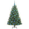 Vidaxx sapin de Noël artificiel pliant vert 150 cm PVC et métal
