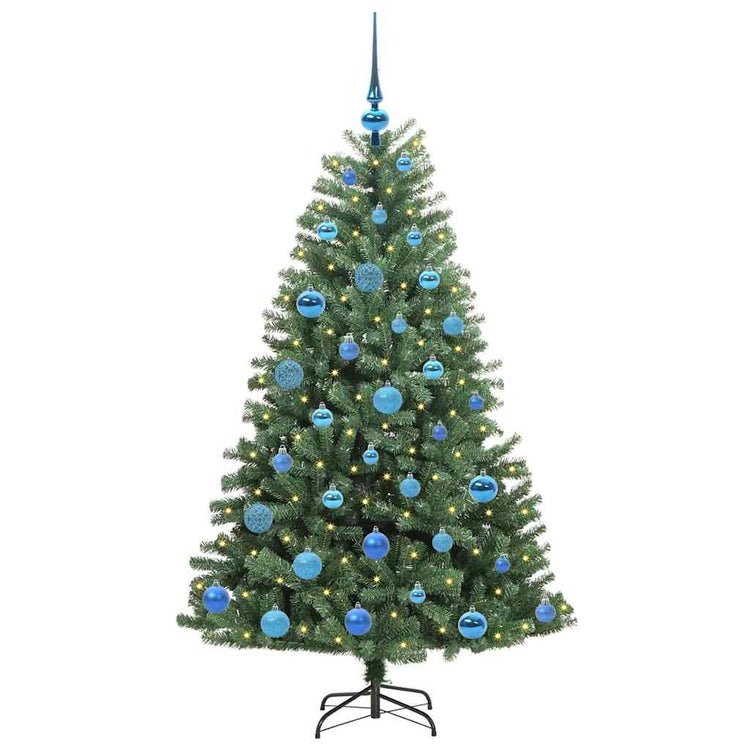 Vidaxx sapin de Noël artificiel pliant vert 150 cm PVC et métal