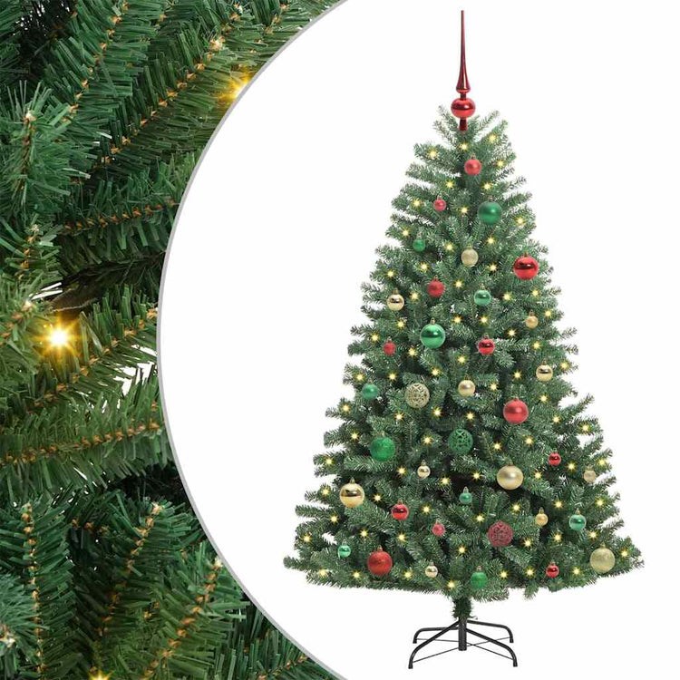 Vidaxx sapin de Noël artificiel pliant vert 150 cm PVC et métal