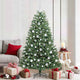 Vidaxx sapin de Noël artificiel pliant vert 180 cm PVC et métal