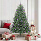 Vidaxx sapin de Noël artificiel pliant vert 180 cm PVC et métal