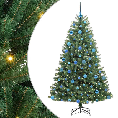 Vidaxx sapin de Noël artificiel pliant vert 180 cm PVC et métal