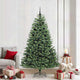 Vidaxx sapin de Noël artificiel pliant vert 210 cm PVC et métal