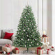 Vidaxx sapin de Noël artificiel pliant vert 210 cm PVC et métal