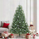Vidaxx sapin de Noël artificiel pliant vert 210 cm PVC et métal