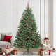 Vidaxx sapin de Noël artificiel pliant vert 240 cm PVC et métal