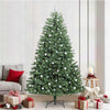 Vidaxx sapin de Noël artificiel pliant vert 240 cm PVC et métal
