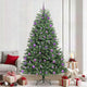 Vidaxx sapin de Noël artificiel pliant vert 240 cm PVC et métal
