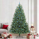 Vidaxx sapin de Noël artificiel pliant vert 240 cm PVC et métal