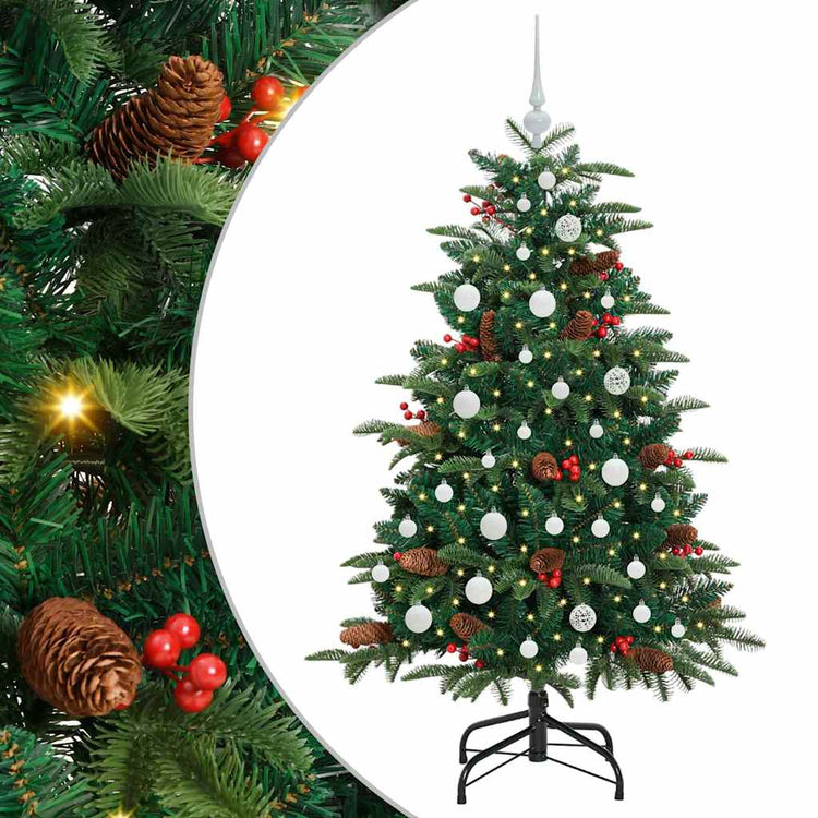 Vidaxx sapin de Noël artificiel vert 150 cm PVC et métal et plastique