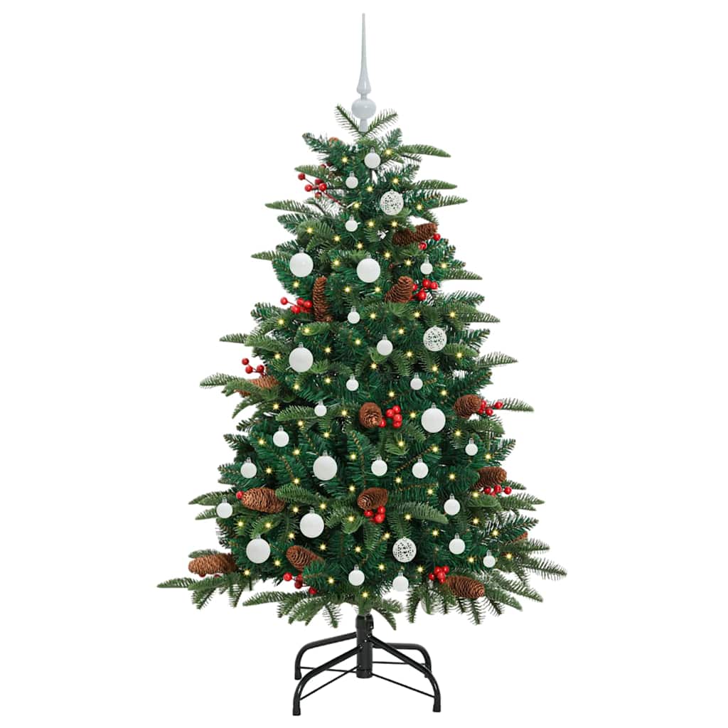 Vidaxx sapin de Noël artificiel vert 150 cm PVC et métal et plastique