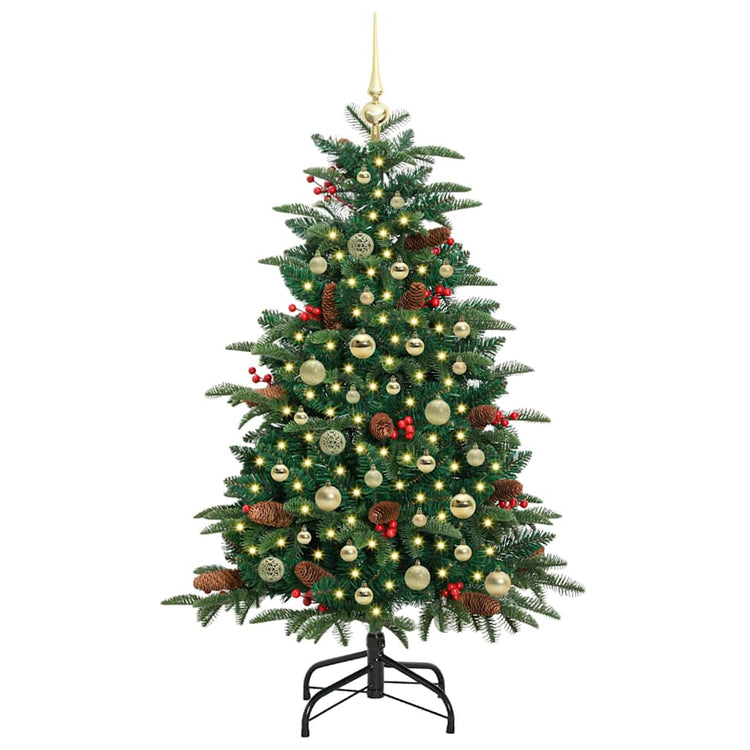 Vidaxx sapin de Noël artificiel vert 150 cm PVC et métal et plastique