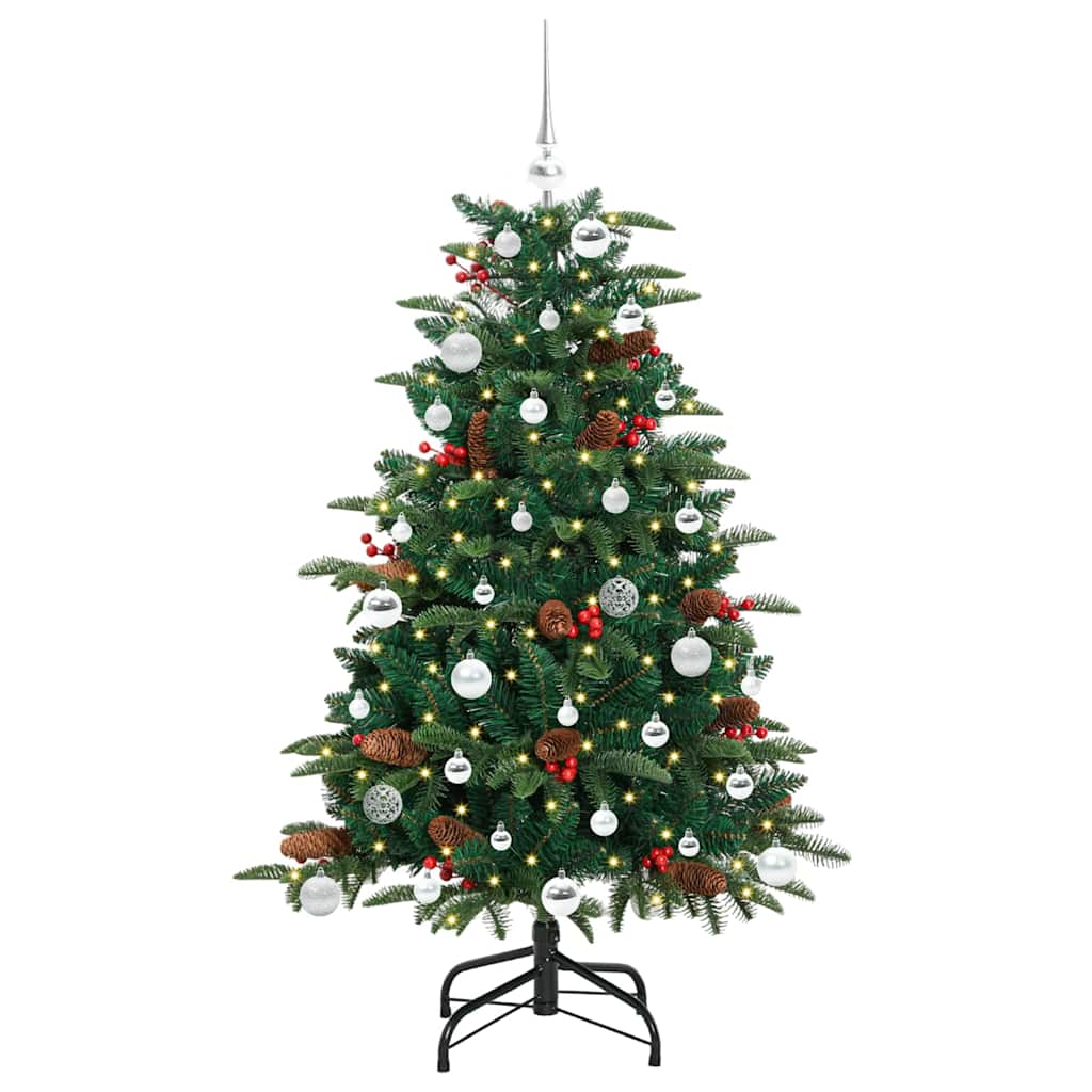 Vidaxx sapin de Noël artificiel vert 150 cm PVC et métal et plastique