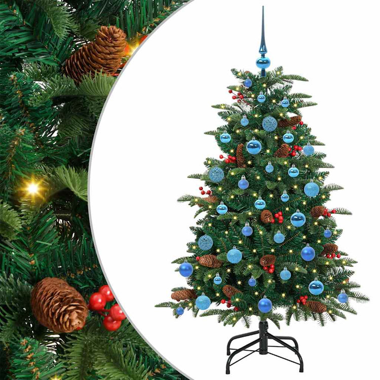 Vidaxx sapin de Noël artificiel vert 150 cm PVC et métal et plastique
