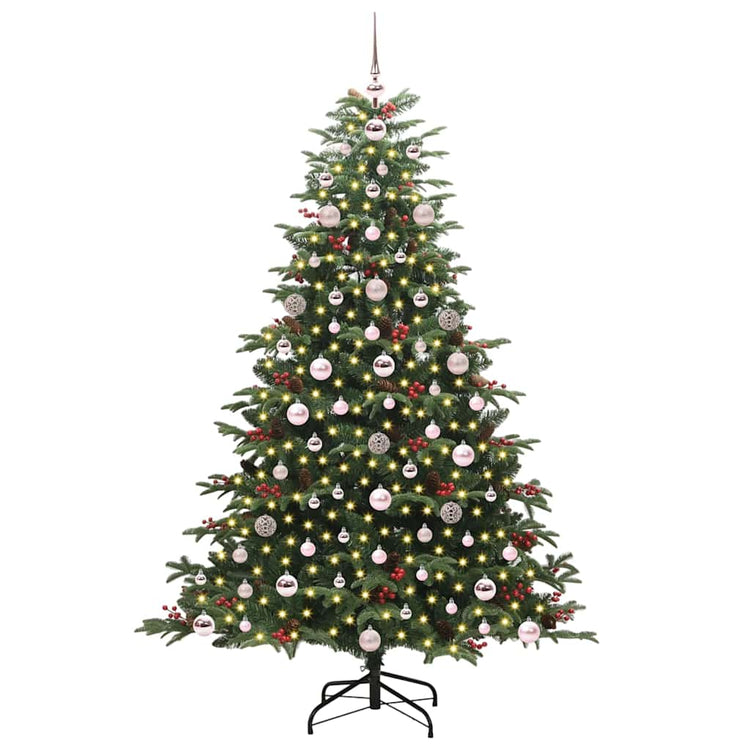 Vidaxx sapin de Noël artificiel vert 180 cm PVC et métal et plastique