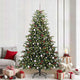 Vidaxx sapin de Noël artificiel vert 240 cm PVC et métal et plastique