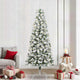 Vidaxx sapin de Noël artificiel pliant vert et blanc 240 cm