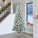 Vidaxx sapin de Noël artificiel pliant vert et blanc 240 cm