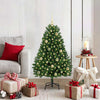 Vidaxx sapin de Noël artificiel avec 150 LED vertes, 120 cm PVC et métal