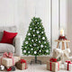 Vidaxx sapin de Noël artificiel avec 150 LED vertes, 120 cm PVC et métal