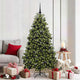 Vidaxx sapin de Noël artificiel avec 300 LED vert 180 cm PVC et métal