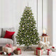Vidaxx sapin de Noël artificiel avec 300 LED vert 180 cm PVC et métal