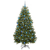 Vidaxx sapin de Noël artificiel avec 300 LED vert 180 cm PVC et métal
