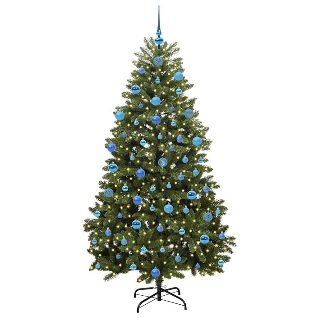 Vidaxx sapin de Noël artificiel avec 300 LED vert 180 cm PVC et métal
