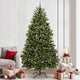Vidaxx sapin de Noël artificiel avec 300 LED vertes, 240 cm PVC et métal